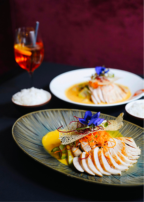 Prawn Presentation with Cocktail